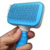 Dog Brush For Shedding Dematting Pet Grooming Cat Hair Undercoat Rake Comb Brush